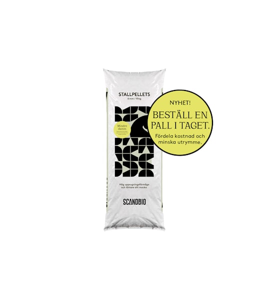 Stallpellets i småsäck