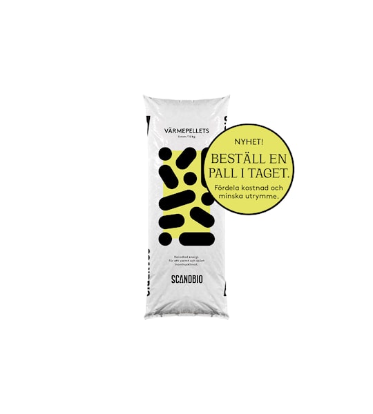 Pellets i småsäck