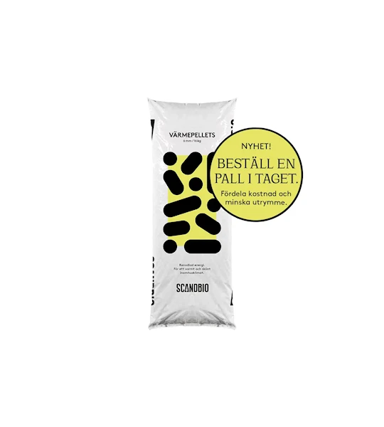 Pellets i småsäck