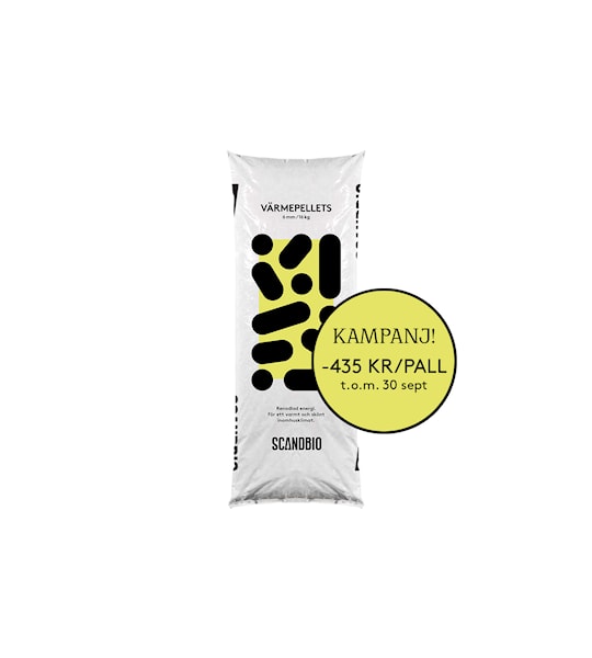 Pellets i småsäck