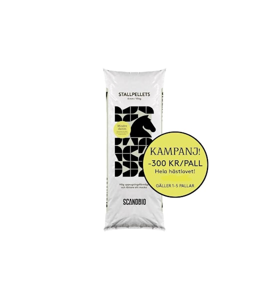 Stallpellets i småsäck