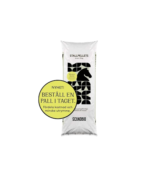Stallpellets i småsäck